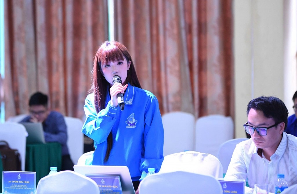Hội viên, thanh niên phát biểu ý kiến