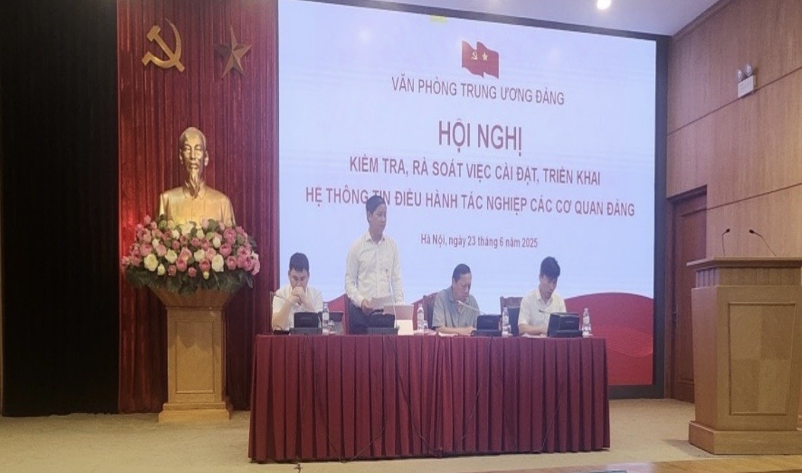 Tăng tốc triển khai hệ điều hành tác nghiệp trong các cơ quan Đảng, hướng tới đồng bộ toàn quốc từ ngày 1/7/2025