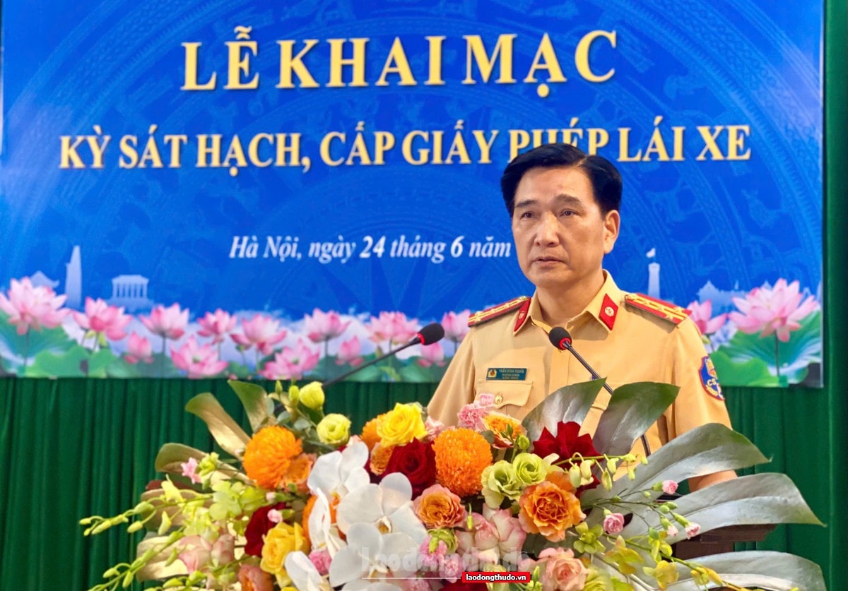Hà Nội: Tổ chức kỳ sát hạch cấp giấy phép lái xe ô tô cho 68 thí sinh
