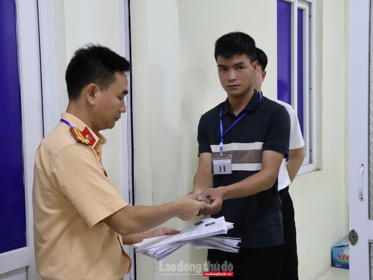 Hà Nội: Tổ chức kỳ sát hạch cấp giấy phép lái xe ô tô cho 68 thí sinh