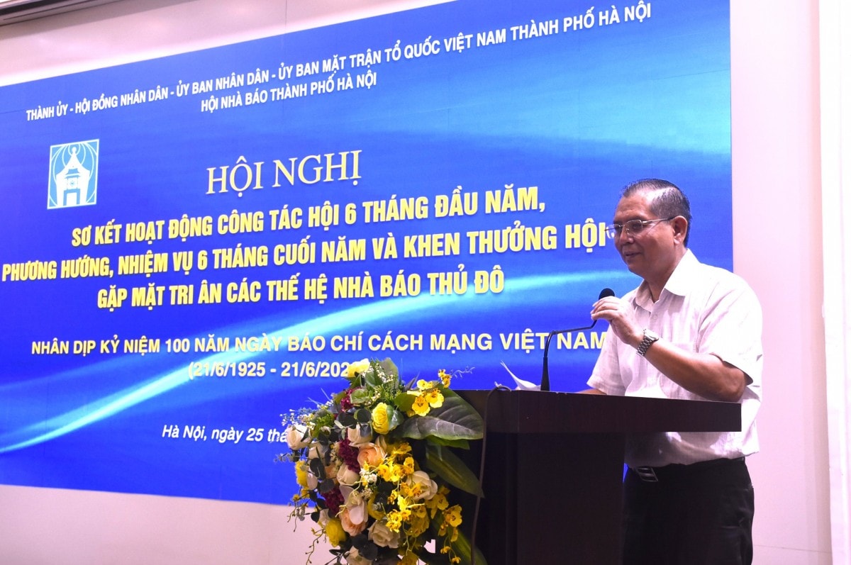Báo Lao động Thủ đô được Hội Nhà báo Thành phố khen thưởng, biểu dương