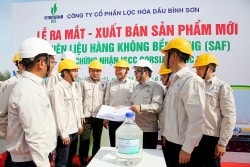 BSR xuất bán lô sản phẩm mới Nhiên liệu hàng không bền vững (SAF)
