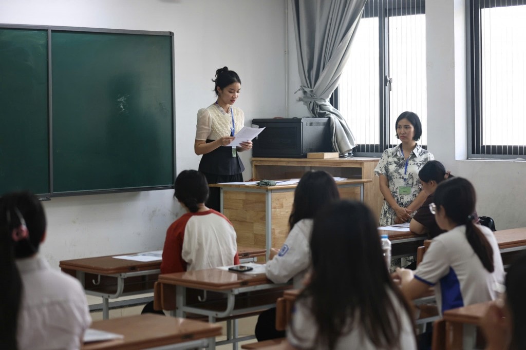 Thí sinh tham dự kỳ thi tốt nghiệp THPT năm 2025. Ảnh: Đại Thắng Thí sinh tham dự kỳ thi tốt nghiệp THPT năm 2025. Ảnh: Đại Thắng