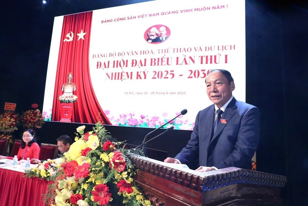Bộ trưởng Nguyễn Văn Hùng phát biểu khai mạc Đại hội