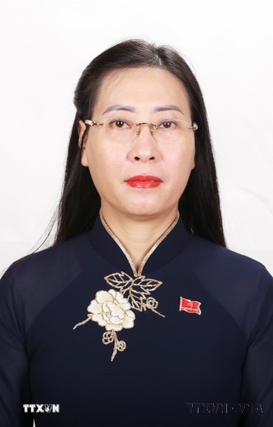 Đồng chí Bùi Thị Quỳnh Vân, Ủy viên Trung ương Đảng, Bí thư Tỉnh ủy Quảng Ngãi. (Ảnh: TTXVN)