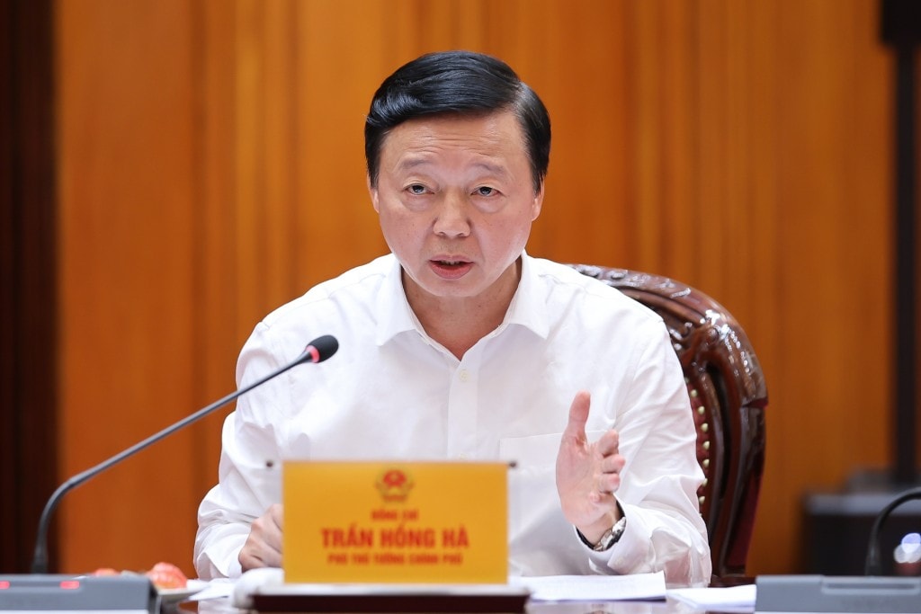 Phó Thủ tướng Trần Hồng Hà tham dự Cuộc họp - Ảnh: Nhật Bắc/VGP