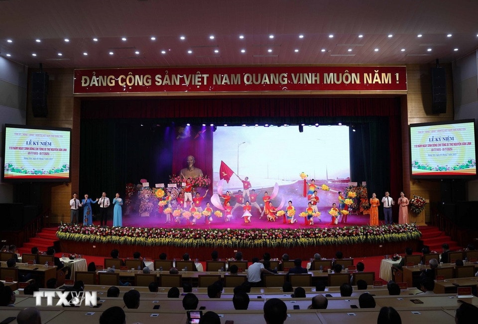 Chương trình nghệ thuật tại Lễ kỷ niệm. (Ảnh: Thống Nhất/TTXVN)