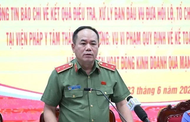 Trung tướng Nguyễn Thanh Tùng - Bí thư Đảng ủy, Giám đốc Công an TP Hà Nội được chuẩn y tham gia Ban Thường vụ Thành ủy Hà Nội.