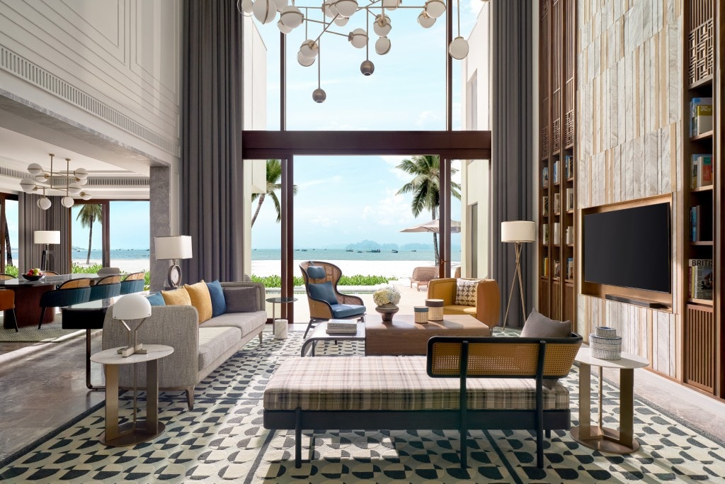 Biệt thự nhìn trực vịnh di sản tại khu nghỉ dưỡng InterContinental Halong Bay. Ảnh: IHG