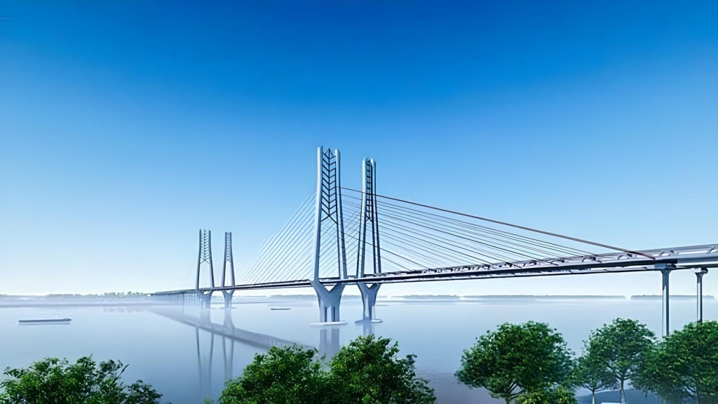 cầu Cần Thơ 2 vượt sông Hậu quy mô 6 làn xe cầu Cần Thơ 2 vượt sông Hậu quy mô 6 làn xe