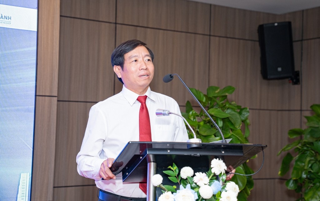 Ông Nguyễn Thanh Hiền, Phó Trưởng ban Ban Quản lý Khu Nông nghiệp Công nghệ cao TP Hồ Chí Minh phát biểu tại lễ phát động (Ảnh Út Vũ)