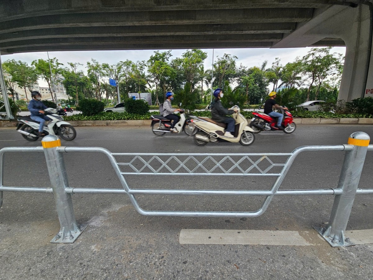 Chi tiết phân làn ô tô, xe máy trên đường Võ Chí Công