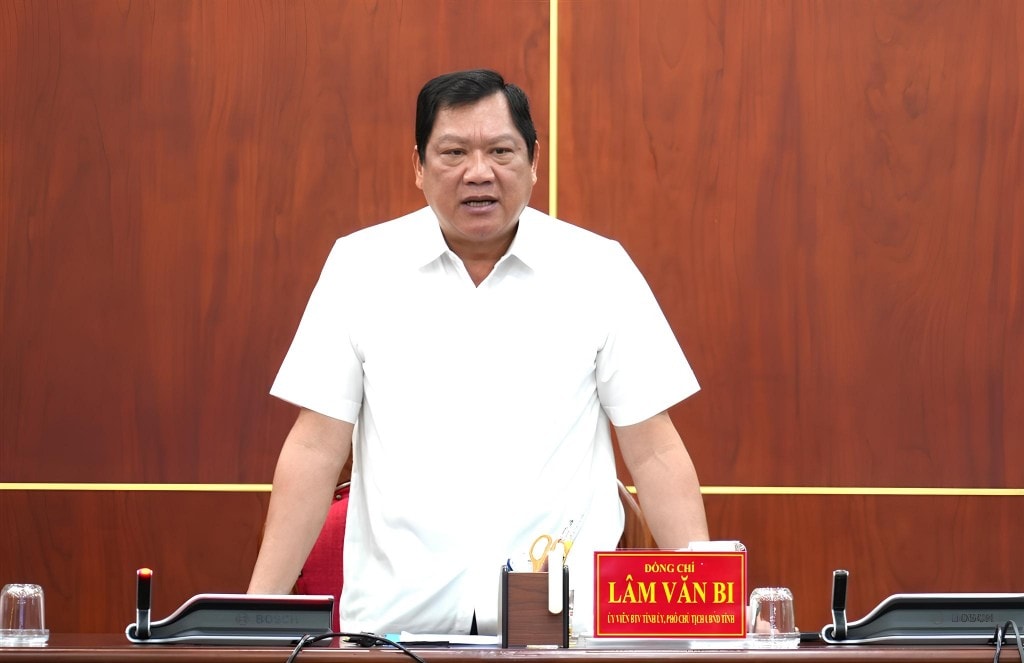 Phó Chủ tịch UBND tỉnh Lâm Văn Bi lưu ý, phải đảm bảo hài hòa lợi ích người dân.