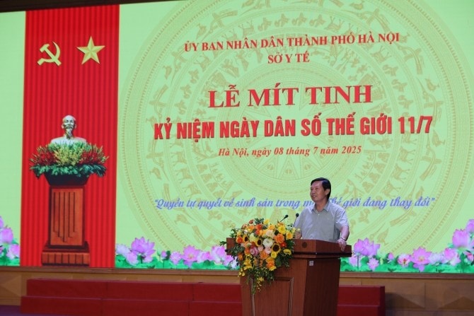 Hà Nội mít tinh hưởng ứng ngày Dân số thế giới 11/7 - Tin tức sự kiện - Cổng thông tin điện tử Sở y tế Hà Nội