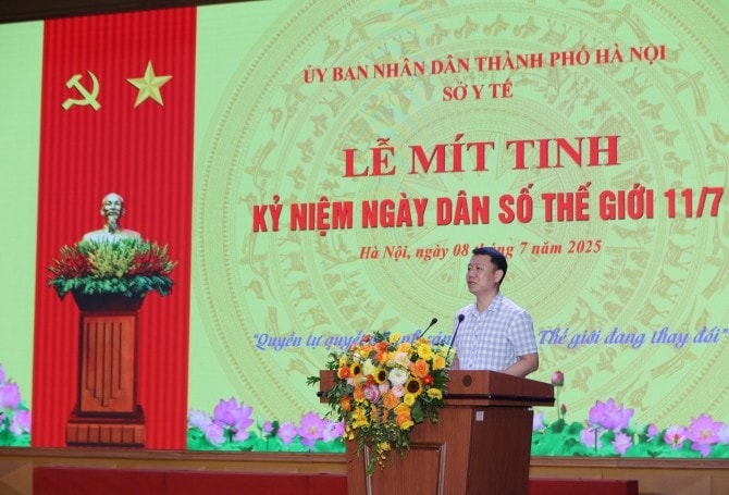 Hà Nội mít tinh hưởng ứng ngày Dân số thế giới 11/7 - Tin tức sự kiện - Cổng thông tin điện tử Sở y tế Hà Nội