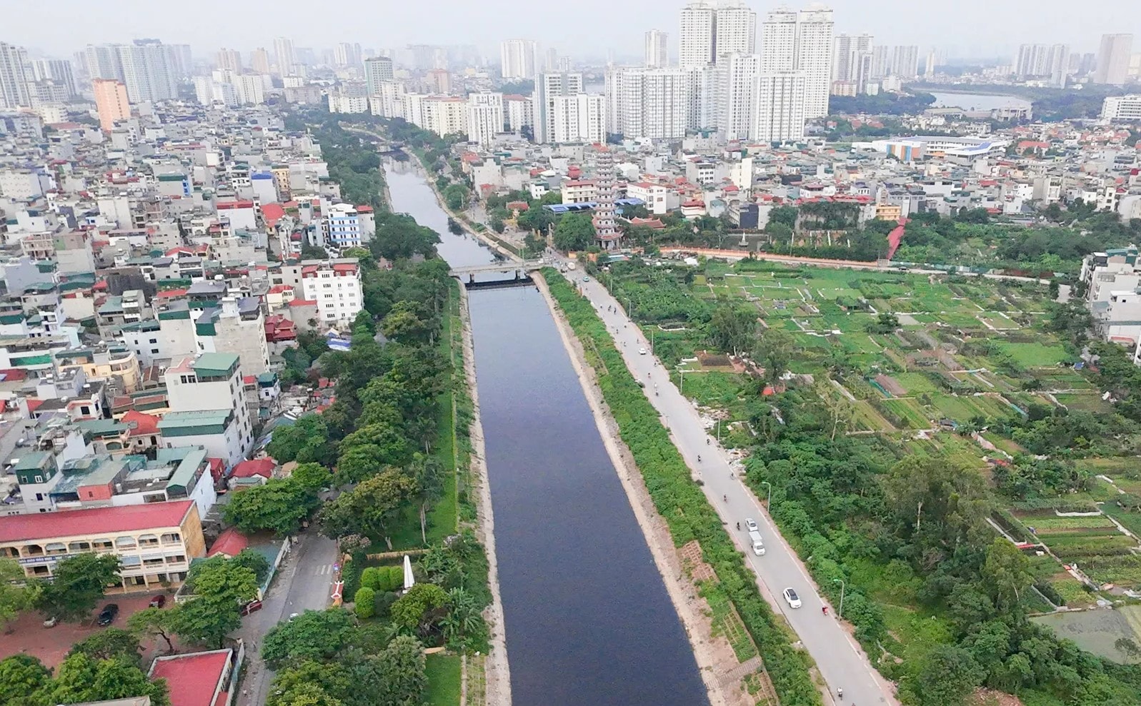 Sông Tô Lịch đang dần 