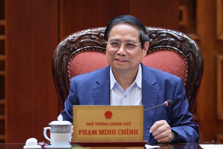 Thủ tướng Phạm Minh Chính chủ trì cuộc họp của Thường trực Chính phủ về một số nội dung chuẩn bị cho phiên họp Chính phủ chuyên đề xây dựng pháp luật tháng 7/2025 - Ảnh: VGP/Nhật Bắc