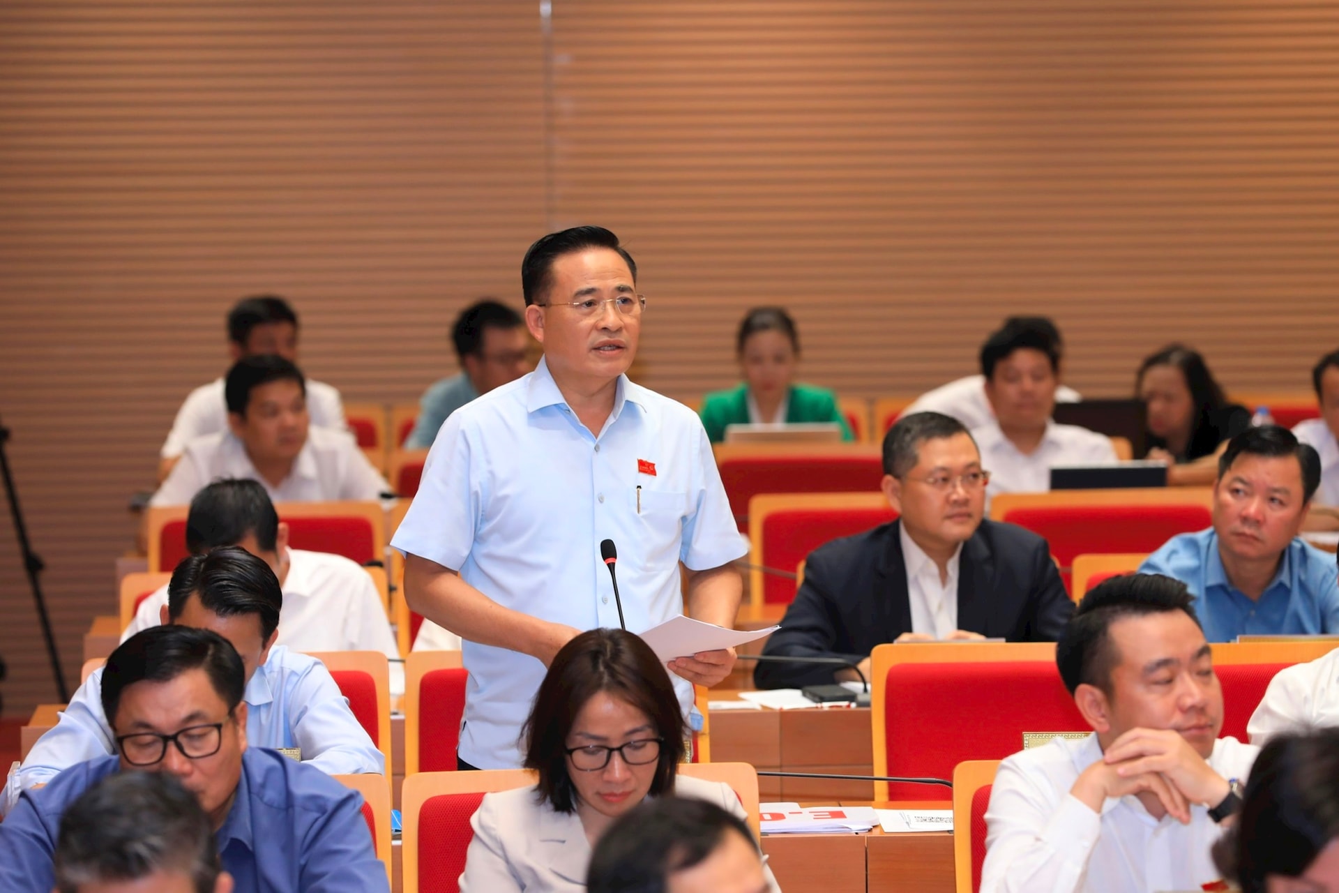 Đại biểu Vũ Mạnh Hải. Ảnh: Viết Thành