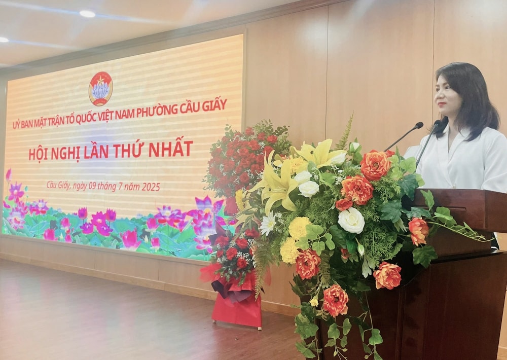 Hội nghị lần thứ Nhất Uỷ ban MTTQ Việt Nam phường Cầu Giấy