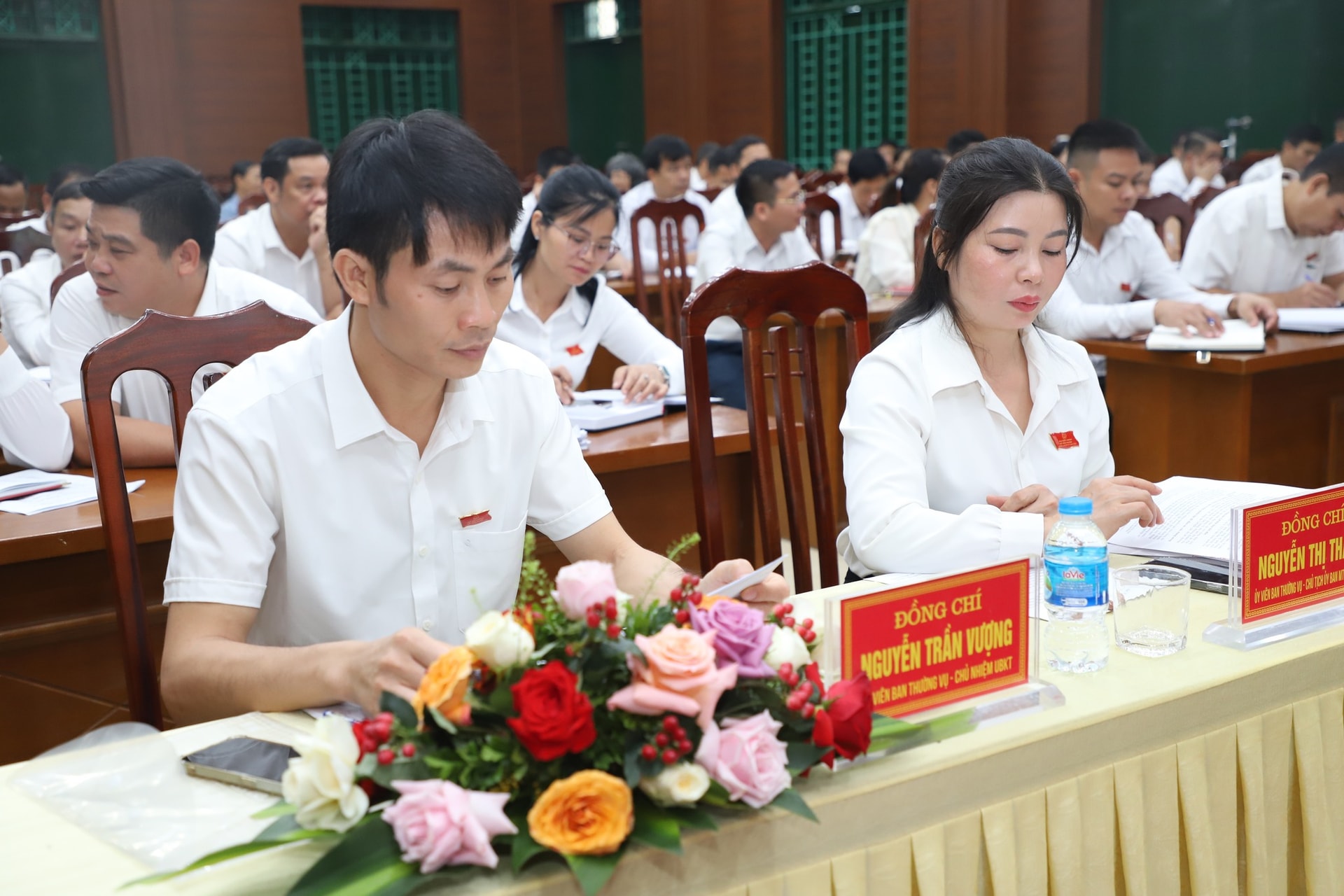 Quang cảnh kỳ họp. Ảnh: Đinh Hồng.