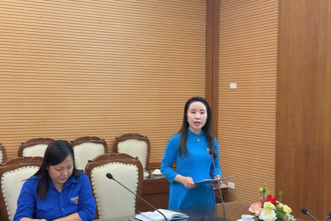 đồng chí Hoàng Minh Hằng được chỉ định giữ chức Bí thư Đoàn xã Thanh Trì