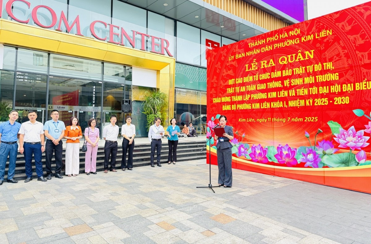 Phường Kim Liên đảm bảo trật tự đô thị, xây dựng không gian sống văn minh, hiện đại