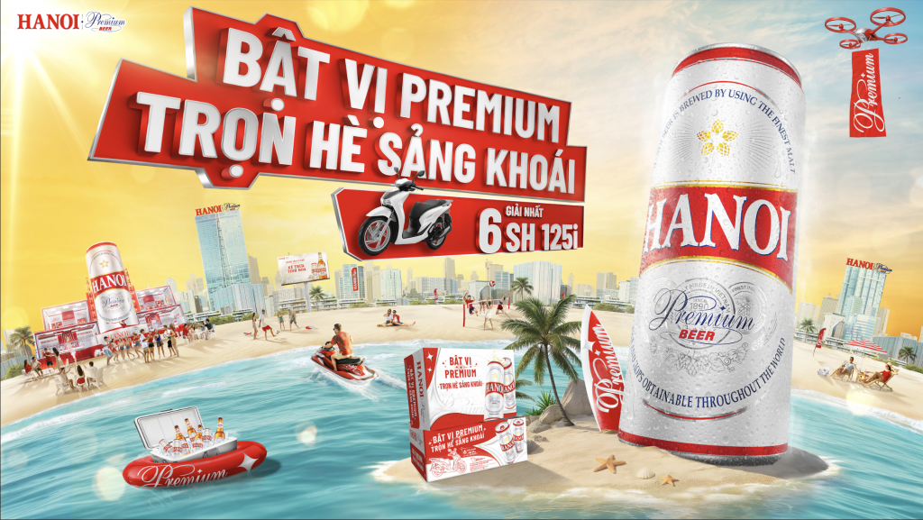 Bùng nổ mùa hè 2025 cùng Hanoi Premium với chương trình “Bật vị Premium - Trọn hè sảng khoái