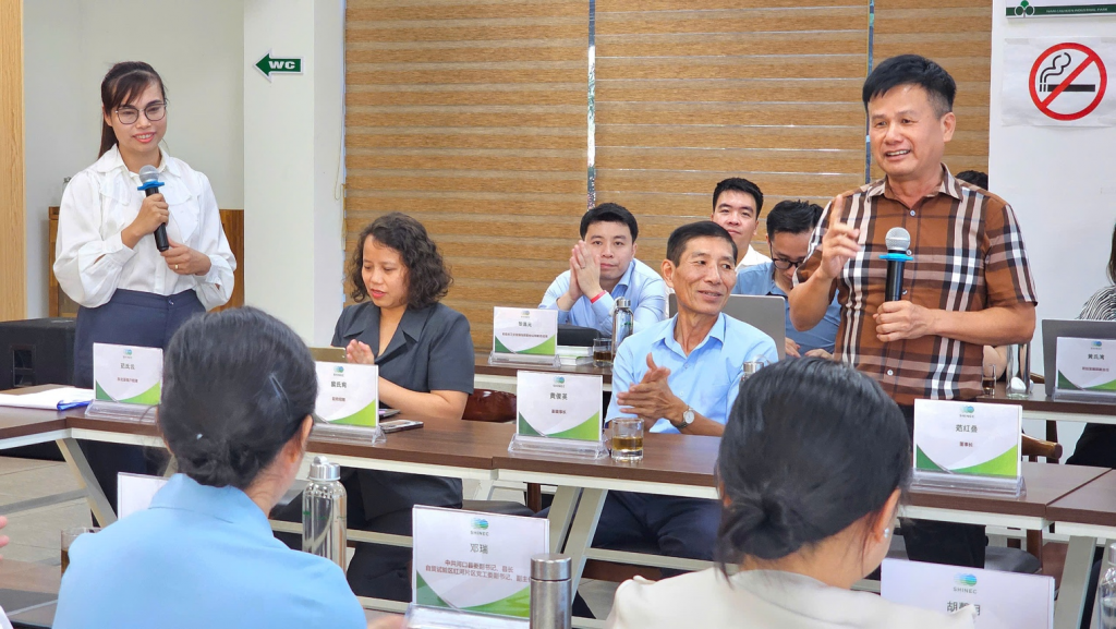 Ông Phạm Hồng Điệp - Chủ tịch Công ty CP Shinec phát biểu tại Lễ ký kết Ông Phạm Hồng Điệp - Chủ tịch Công ty CP Shinec phát biểu tại Lễ ký kết