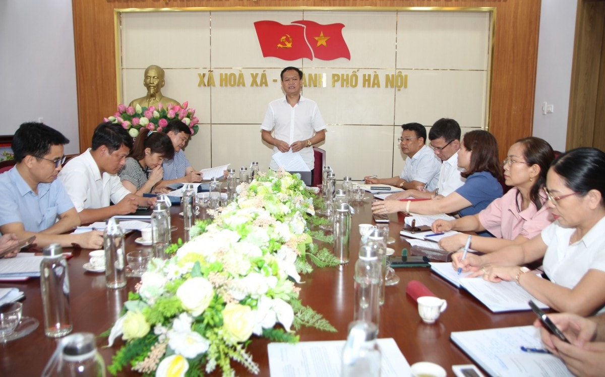 Hòa Xá đẩy mạnh tuyên truyền sẵn sàng cho Đại hội Đảng bộ xã lần thứ I