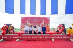 Động thổ Tổ hợp chăm sóc sức khoẻ tắm khoáng, vui chơi giải trí và ẩm thực lớn nhất miền Bắc