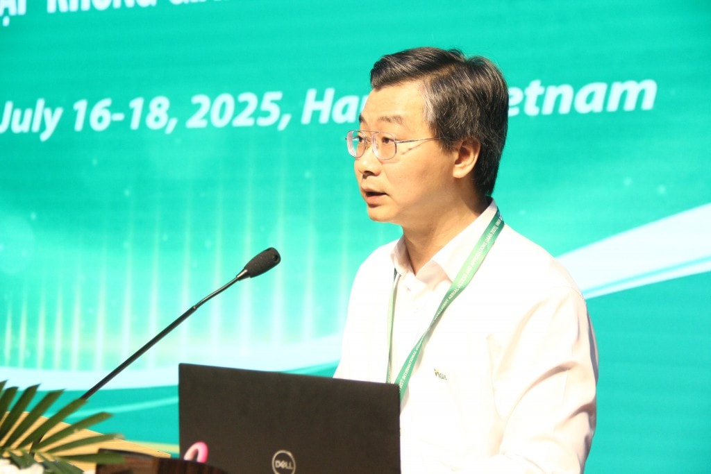 TS. Nguyễn Công Tiệp – Phó Giám đốc Học viện Nông nghiệp Việt Nam  phát biểu khai mạc hội thảo