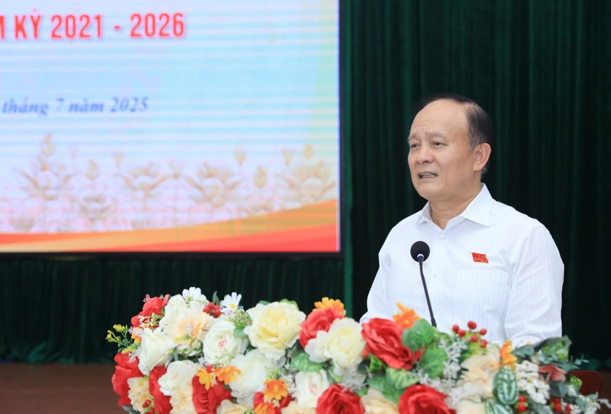 Chủ tịch HĐND thành phố Hà Nội tiếp xúc cử tri các phường Hoàn Kiếm, Cửa Nam, Hồng Hà sau Kỳ họp thứ 25