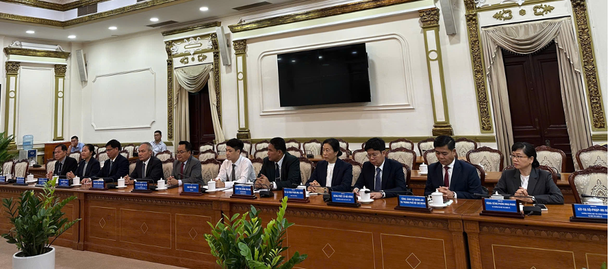 Đoàn đại biểu cấp cao Kiểm toán Nhà nước Lào tại buổi làm việc