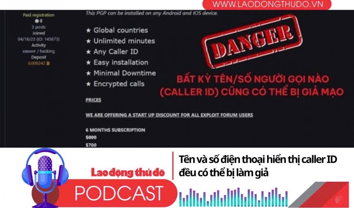 Điểm những tin nổi bật tối ngày 20/7/2025: Tên và số điện thoại hiển thị caller ID đều có thể bị làm giả