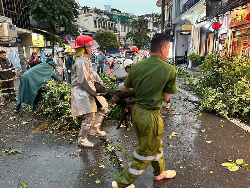 Lực lượng chức năng phường Hoàn Kiếm nhanh chóng có mặt tại một “điểm nóng” cắt hạ cây xanh, giải phóng hiện trường Lực lượng chức năng phường Hoàn Kiếm nhanh chóng có mặt tại một “điểm nóng” cắt hạ cây xanh, giải phóng hiện trường