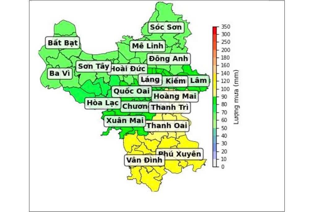 Hà Nội sắp mưa rất to kèm giông lốc do ảnh hưởng của bão số 3