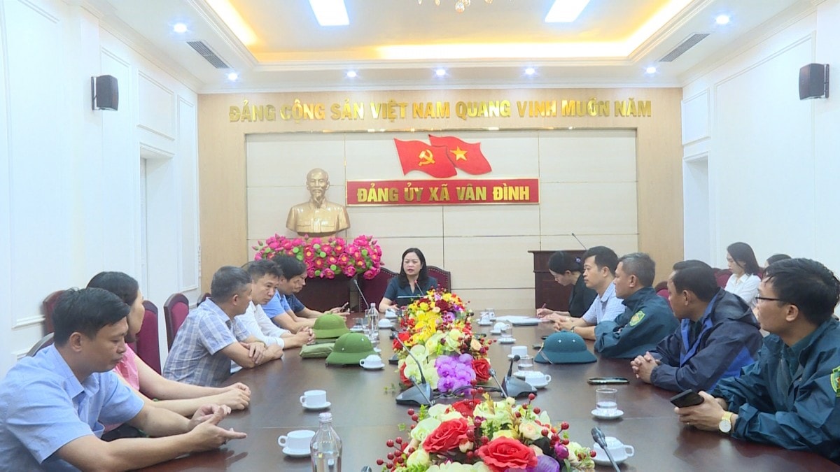 Bí thư xã Vân Đình: Tuyệt đối không chủ quan, lơ là trong công tác phòng chống bão