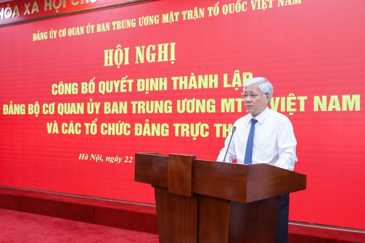 Thành lập Đảng bộ Cơ quan Ủy ban Trung ương MTTQ Việt Nam và các tổ chức Đảng trực thuộc Thành lập Đảng bộ Cơ quan Ủy ban Trung ương MTTQ Việt Nam và các tổ chức Đảng trực thuộc