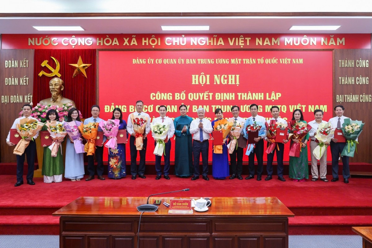 Thành lập Đảng bộ Cơ quan Ủy ban Trung ương MTTQ Việt Nam và các tổ chức Đảng trực thuộc Thành lập Đảng bộ Cơ quan Ủy ban Trung ương MTTQ Việt Nam và các tổ chức Đảng trực thuộc
