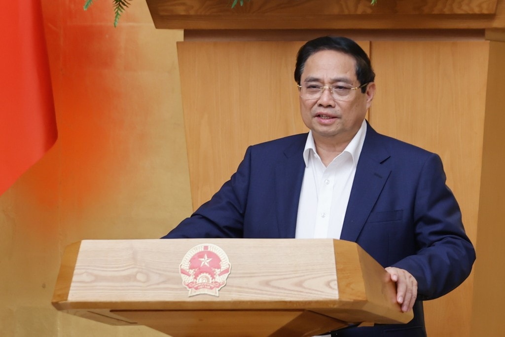Thủ tướng Phạm Minh Chính phát biểu khai mạc Phiên họp Chính phủ chuyên đề xây dựng pháp luật - Ảnh: VGP/Nhật Bắc Thủ tướng Phạm Minh Chính phát biểu khai mạc Phiên họp Chính phủ chuyên đề xây dựng pháp luật - Ảnh: VGP/Nhật Bắc