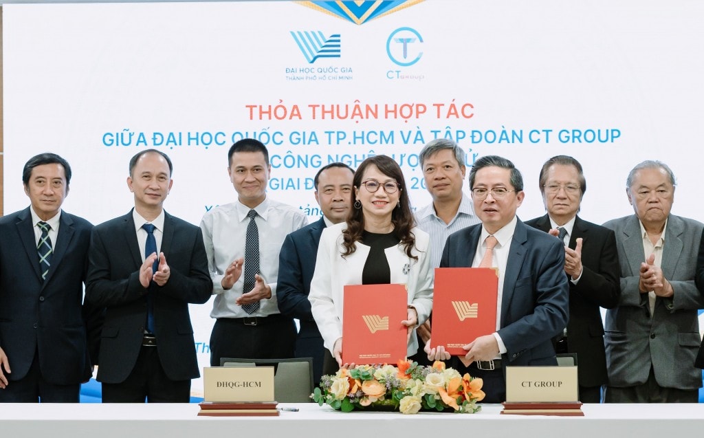 Lễ ký kết thỏa thuận hợp tác giữa CT Group và ĐHQG-HCM
