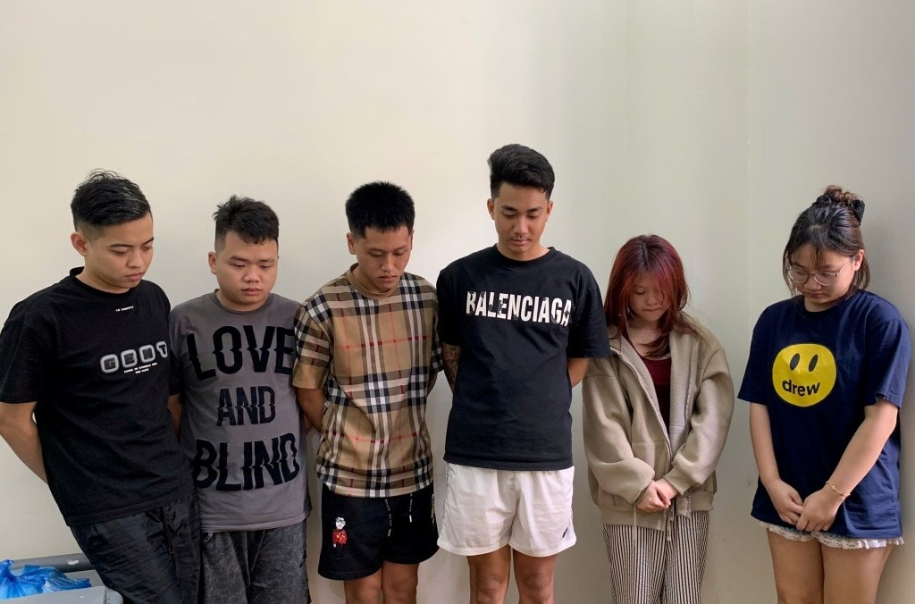 Các đối tượng bị bắt giữ