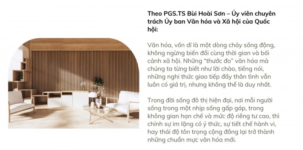 Bài 1: Không gian sống cao tầng và cú chạm văn hóa
