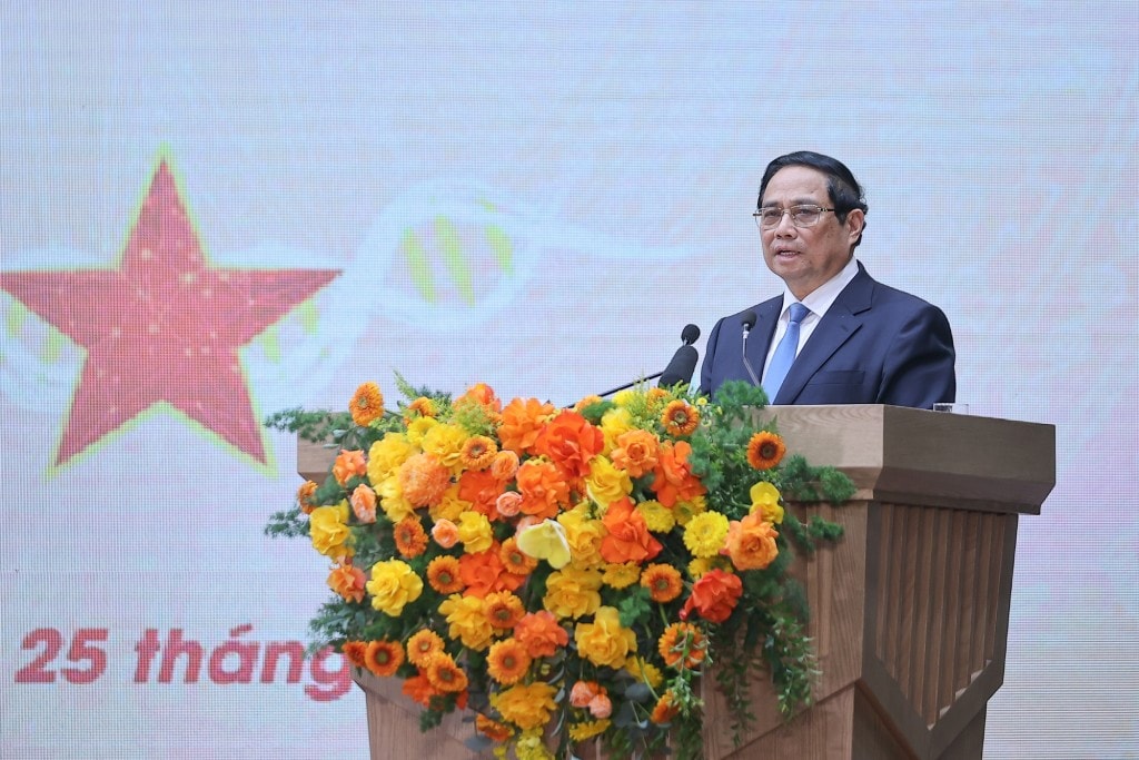 Thủ tướng Phạm Minh Chính gửi tới lời tri ân sâu sắc nhất đến các Anh hùng liệt sĩ, thân nhân và gia đình liệt sĩ, các Mẹ Việt Nam Anh hùng, các đồng chí thương bệnh binh - Ảnh: VGP/Nhật Bắc Thủ tướng Phạm Minh Chính gửi tới lời tri ân sâu sắc nhất đến các Anh hùng liệt sĩ, thân nhân và gia đình liệt sĩ, các Mẹ Việt Nam Anh hùng, các đồng chí thương bệnh binh - Ảnh: VGP/Nhật Bắc