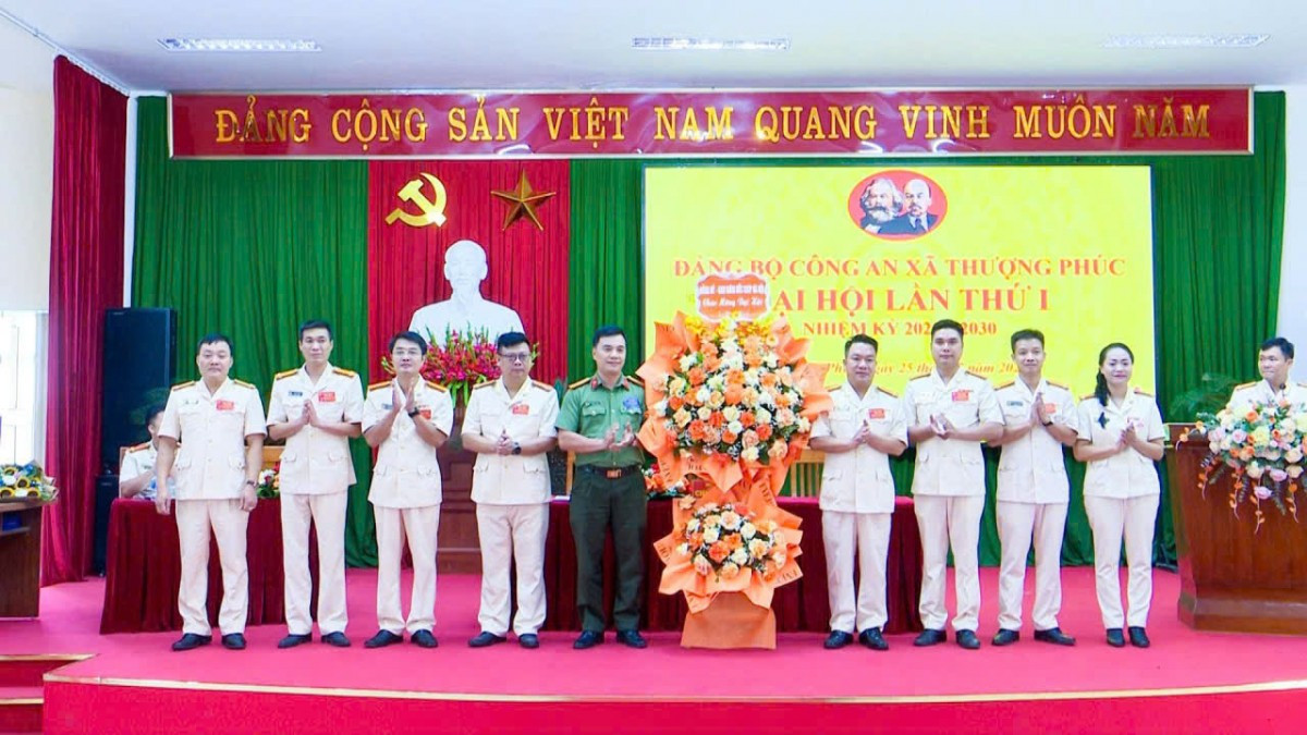 Đảng bộ Công an xã Thượng Phúc sẵn sàng bước vào nhiệm kỳ mới