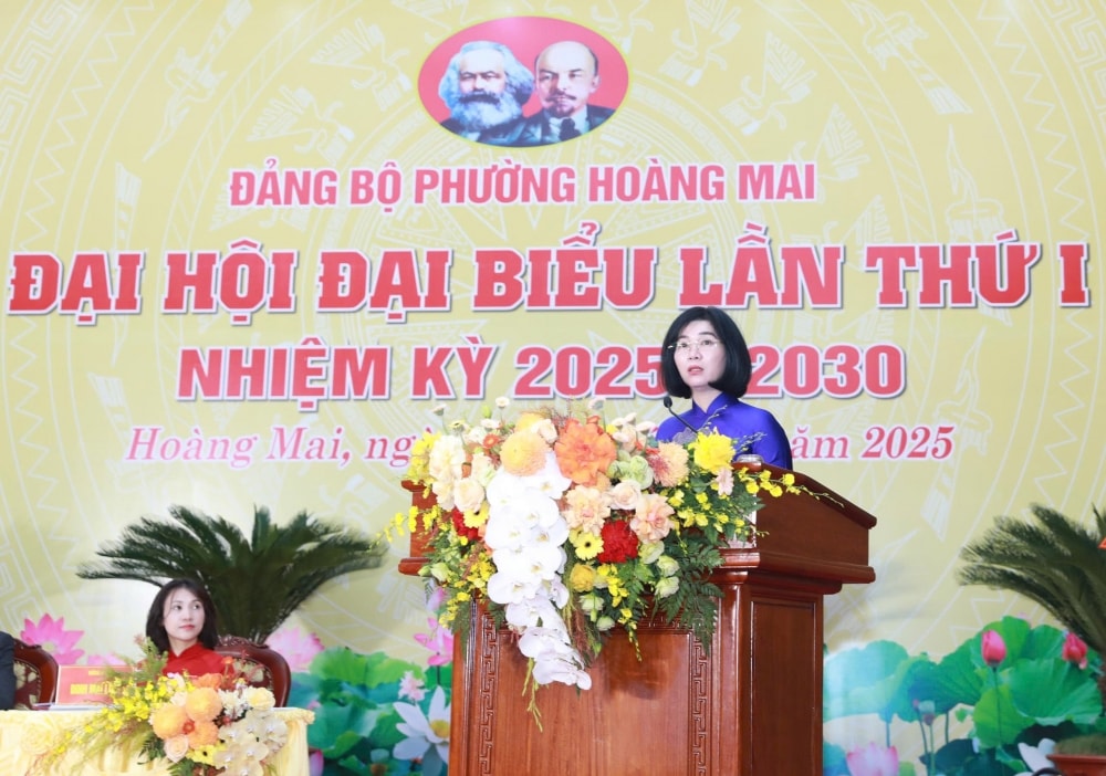 Đồng chí Nguyễn Xuân Linh được chỉ định giữ chức Bí thư Đảng ủy phường Hoàng Mai