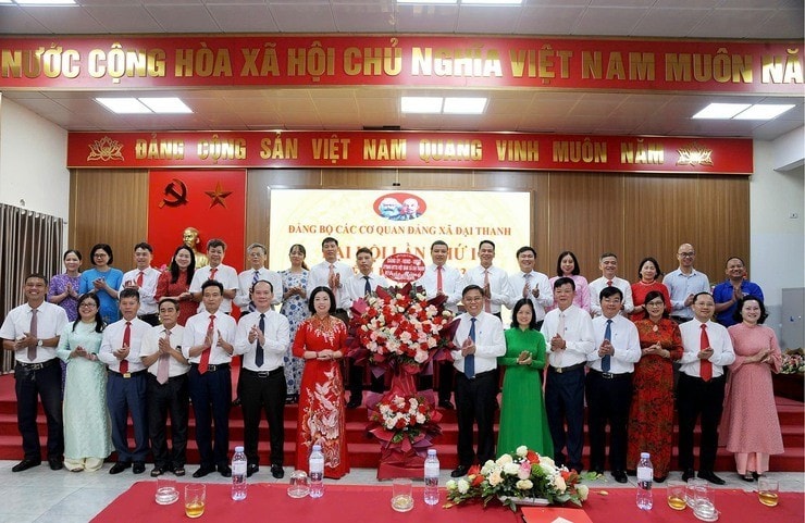 Đại hội Đảng bộ các cơ quan Đảng xã Đại Thanh lần thứ I nhiệm kỳ 2025-2030 thành công tốt đẹp