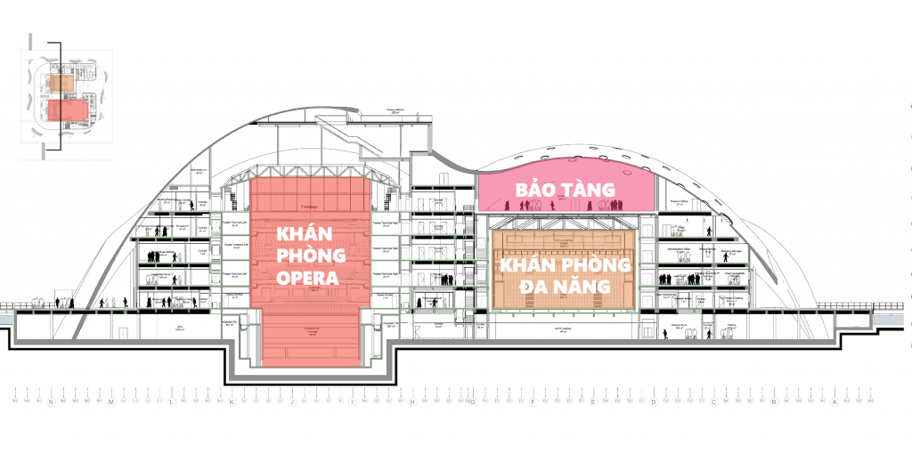 Nhà hát Opera Hà Nội sẽ có hai khán phòng lớn