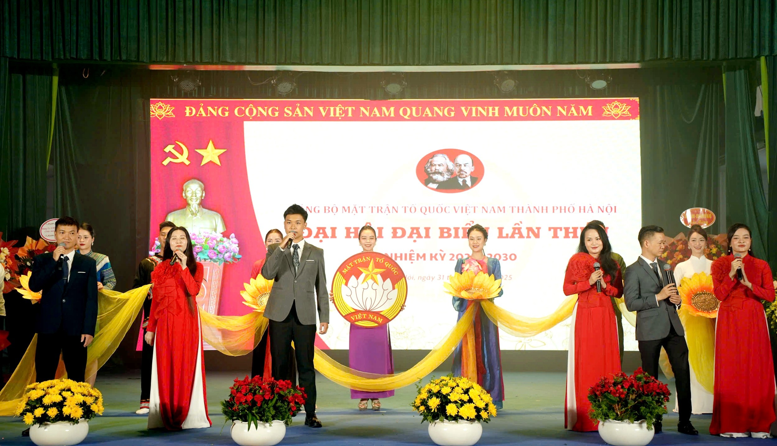 Khai mạc Đại hội đại biểu Đảng bộ MTTQ Việt Nam thành phố Hà Nội lần thứ I, nhiệm kỳ 2025 - 2030