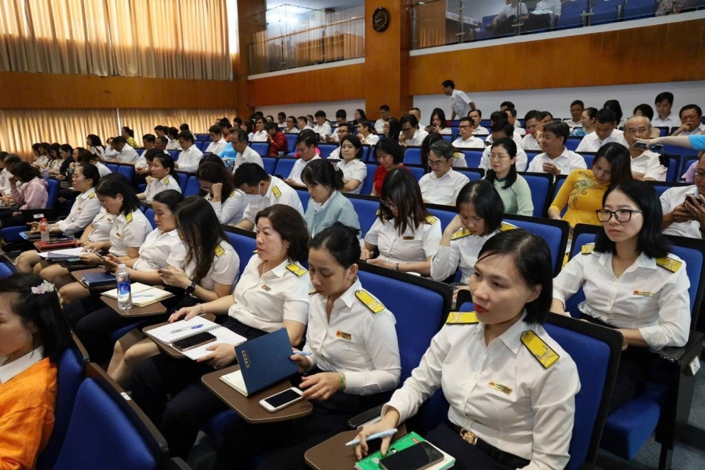 Thuế Thành phố Hồ Chí Minh tham dự Hội nghị tập huấn nội dung mới về thuế giá trị gia tăng do Cục Thuế tổ chức Thuế Thành phố Hồ Chí Minh tham dự Hội nghị tập huấn nội dung mới về thuế giá trị gia tăng do Cục Thuế tổ chức